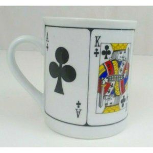 Collectible Playing Cards High Cards Spades Coffee Cup Mug